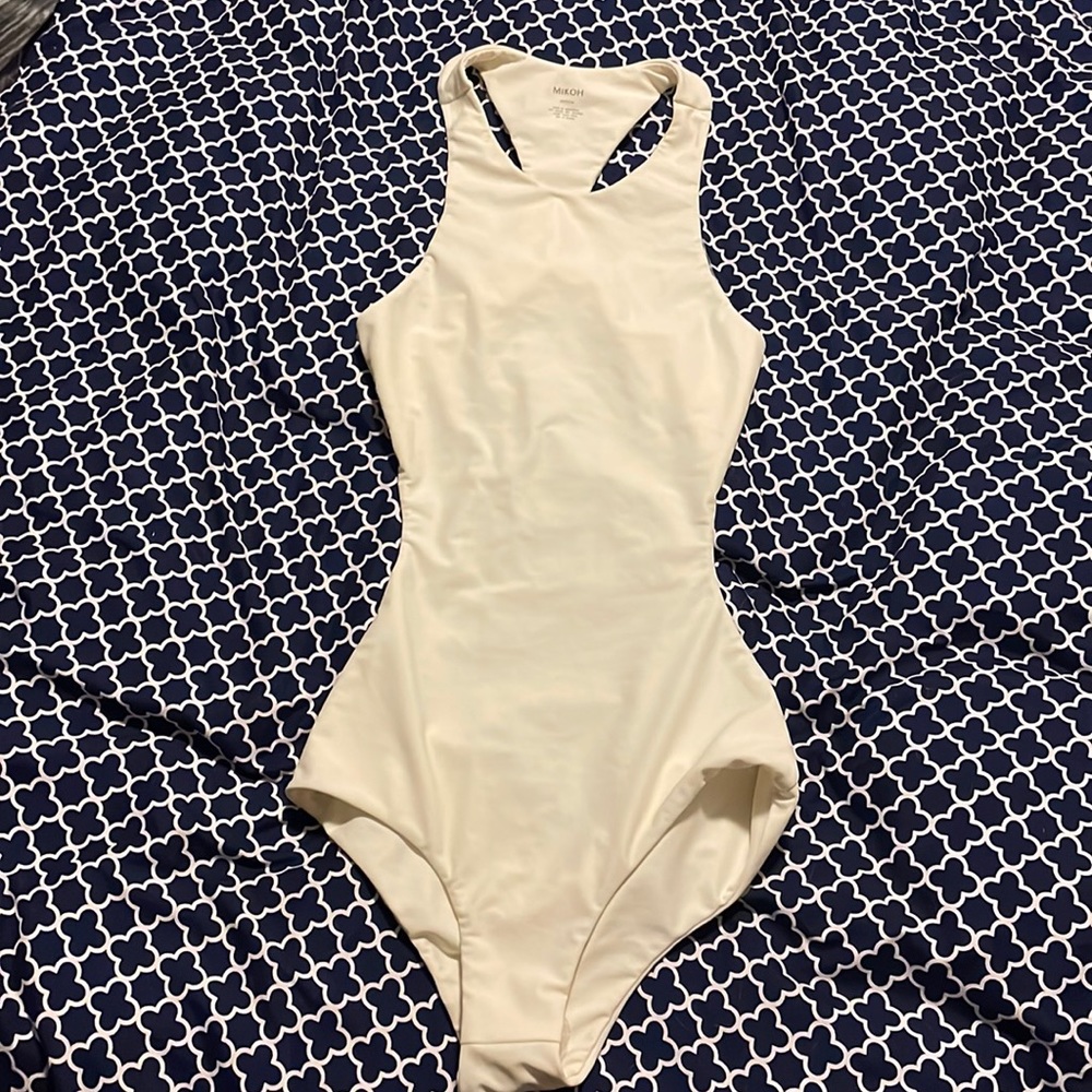 Mikoh One Piece Cut Out Bathing Suit - Medium